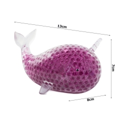 Gniotek antystresowy żelowy squishy delfin kulki sensoryczny duży zgniotek