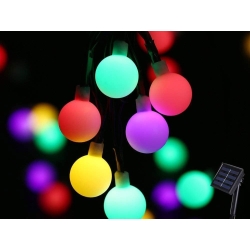 Girlanda ogrodowa solarna lampki 20 led multikolor