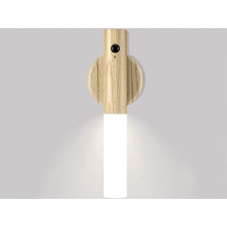 Lampka lampa led ciepła kinkiet z czujnikiem ruchu naścienny na magnes