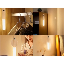 Lampka lampa led ciepła kinkiet z czujnikiem ruchu naścienny na magnes