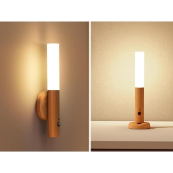 Lampka lampa led ciepła kinkiet z czujnikiem ruchu naścienny na magnes