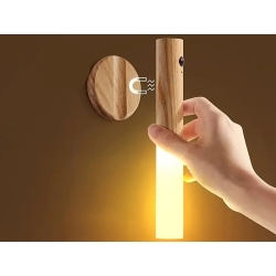 Lampka lampa led ciepła kinkiet z czujnikiem ruchu naścienny na magnes