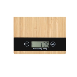 Waga kuchenna bambusowa elektroniczna lcd do 5 kg