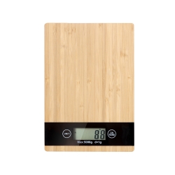 Waga kuchenna bambusowa elektroniczna lcd do 5 kg