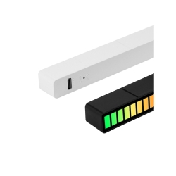 Ledy usb reakcja na dźwięk multikolor neon listwa rgb led mruga akumulator