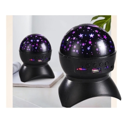 Projektor gwiazd lampka nocna nieba star led głośnik bluetooth usb rzutnik