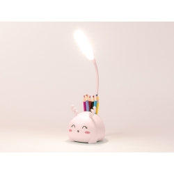 Lampka nocna dla dzieci led usb organizer stojak telefon do czytania nauki