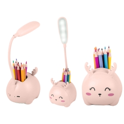 Lampka nocna dla dzieci led usb organizer stojak telefon do czytania nauki