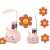 Lampka nocna dla dzieci led usb organizer stojak telefon do czytania nauki