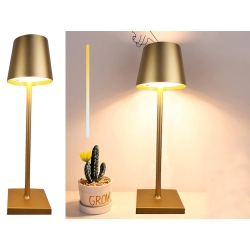 Lampka nocna stołowa dotykowa lampa 3 stopniowa wysoka bezprzewodowa usb
