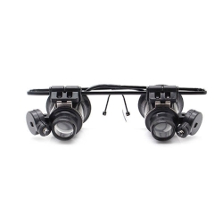 Lupa okulary zegarmistrzowska mocna led 20x 15mm