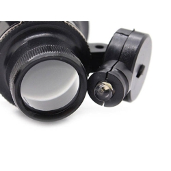 Lupa okulary zegarmistrzowska mocna led 20x 15mm