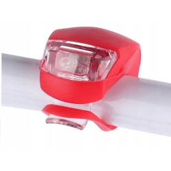 Oświetlenie rowerowe lampki 2 led przód rower 2szt silikonowe wodoodporne