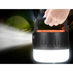 Lampa kempingowa biwakowa akumulatorowa led usb turystyczna solarna hak