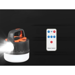 Lampa kempingowa biwakowa akumulatorowa led usb turystyczna solarna hak