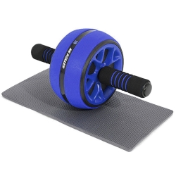 Wałek do ćwiczeń brzucha kółko roller koło + mata