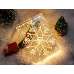 Witraż led 3d na okno ozdoba lampki świąteczne