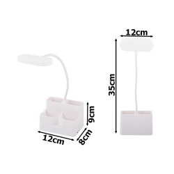 Lampka biurkowa 24 led szkolna na biurko organizer