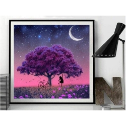 Haft diamentowy drzewo zestaw diamond painting