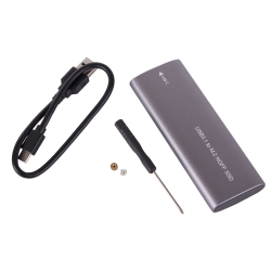 Obudowa adapter dysku kieszeń m.2 sata ngff usb 3.1 usb typ-c 2230-2280mm