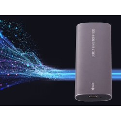 Obudowa adapter dysku kieszeń m.2 sata ngff usb 3.1 usb typ-c 2230-2280mm