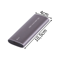Obudowa adapter dysku kieszeń m.2 sata ngff usb 3.1 usb typ-c 2230-2280mm
