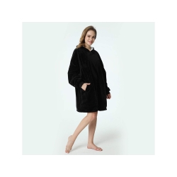 Ciepła bluza koc oversize xxl 2w1 gruba futrzak
