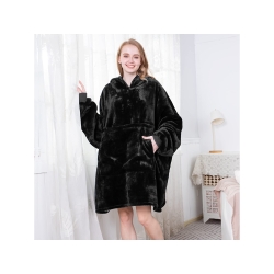Ciepła bluza koc oversize xxl 2w1 gruba futrzak
