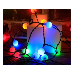 Girlanda ogrodowa solarna lampki 40 led multikolor