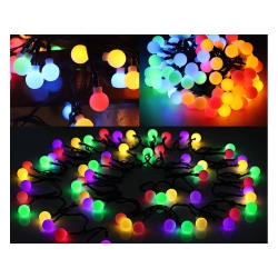 Girlanda ogrodowa solarna lampki 40 led multikolor