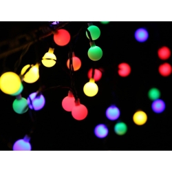 Girlanda ogrodowa solarna lampki 40 led multikolor