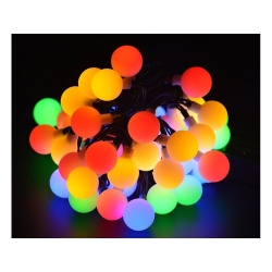 Girlanda ogrodowa solarna lampki 40 led multikolor