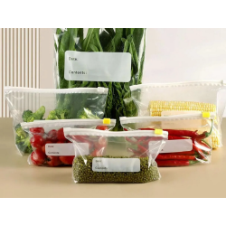 Torebki foliowe strunowe suwak zamykane szczelne do żywności 1200ml 15szt