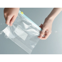 Torebki foliowe strunowe suwak zamykane szczelne do żywności 1200ml 15szt