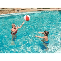 Piłka plażowa dmuchana wielokolorowa dla dzieci 30cm na plażę do basenu