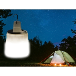 Lampa lampka solarna turystyczna na biwak usb led