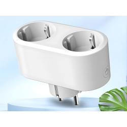 Inteligentne gniazdko podwójne elektryczne wifi smart timer 16a aplikacja