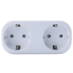 Inteligentne gniazdko podwójne elektryczne wifi smart timer 16a aplikacja
