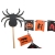 Dekoracja halloween na ciasto tort na babeczki piker topper girlanda papier