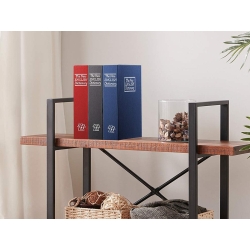 Sejf książka metalowa kasetka skrytka klucz 24cm