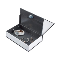 Sejf książka metalowa kasetka skrytka klucz 24cm