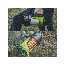 Latarka akumulatorowa led szperacz mocna powerbank