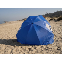 Duży parasol plażowy ogrodowy parawan składany 2w1