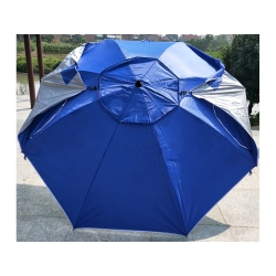 Duży parasol plażowy ogrodowy parawan składany 2w1