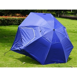 Duży parasol plażowy ogrodowy parawan składany 2w1