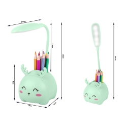 Lampka nocna dla dzieci led usb organizer stojak telefon do czytania nauki