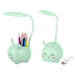 Lampka nocna dla dzieci led usb organizer stojak telefon do czytania nauki