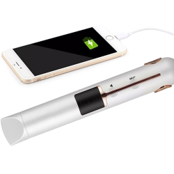 Prostownica do włosów ceramiczna lcd 2w1 regulacja temperatury power bank