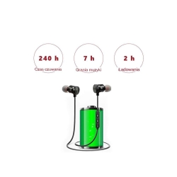 Słuchawki douszne bluetooth bezprzewodowe sportowe