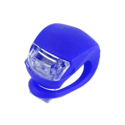 Oświetlenie rowerowe lampki 2 led przód rower 2szt silikonowe wodoodporne